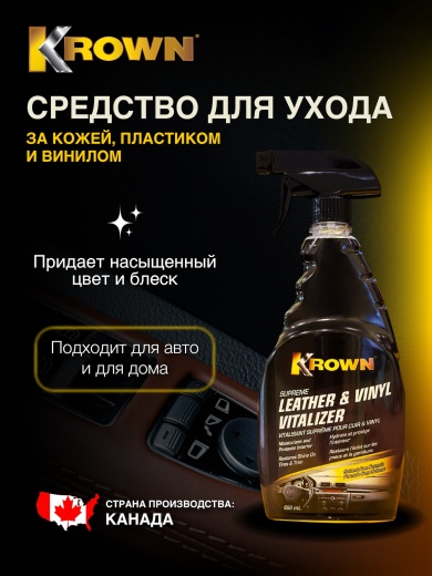 Средство для ухода за кожей, пластиком и винилом, аэрозоль (650 мл)